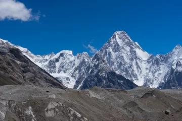 Photo sur Plexiglas Gasherbrum Montagne du massif du Gasherbrum, chaîne de montagnes du Karakorum, randonnée K2, Pakistan