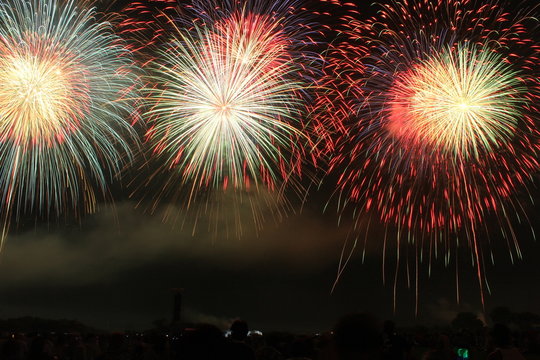 Sakata Fireworks Show in Japan 酒田花火ショー