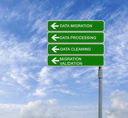 road sign to data migration