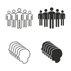 People icon set.