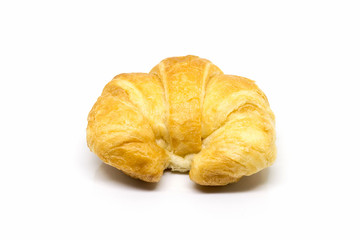 croissant on white background