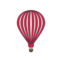 Naklejka premium Isometric air balloon