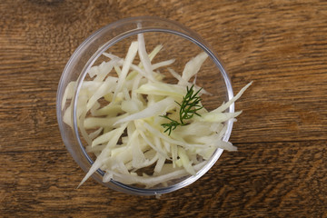 Shredded cabbage