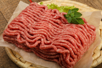 Minced beef meat