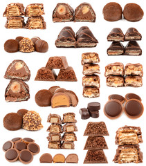 collection of chocolate