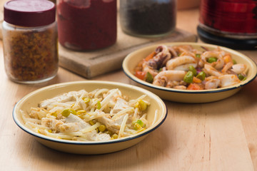 chinese stir fry bean sprouts with tofu