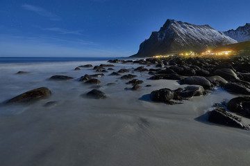 Norway 2017 Lofoten - a night on the beach Utakleiv