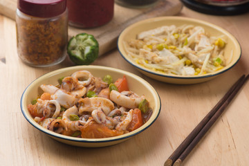 malaysian fried cihlli squid