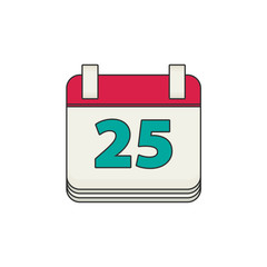 Calendar flat vector