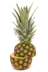 Fototapeta premium pineapple on a white background