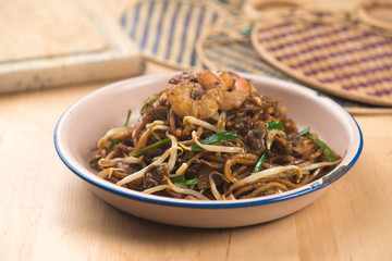 Fried Penang Char Kuey Teow, popular fried noodle in malaysia