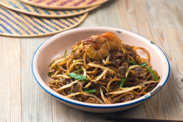 Fried Penang Char Kuey Teow , popular fried noodle
