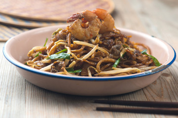 Fried Penang Char Kuey Teow , popular fried noodle