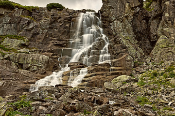 wodospad Skok w Słowckich tatrach