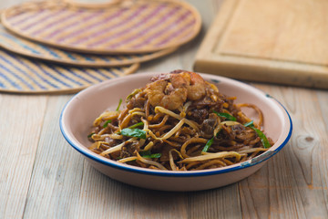 Fried Penang Char Kuey Teow , popular fried noodle