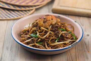 Fried Penang Char Kuey Teow , popular fried noodle