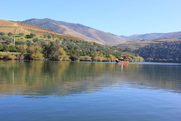 Sailing in river Douro