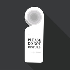 Otel rahatsız etmeyin kapı kartı