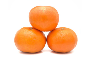 Orange isolated on white background.
