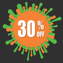 Vector illustration vector of sale banner