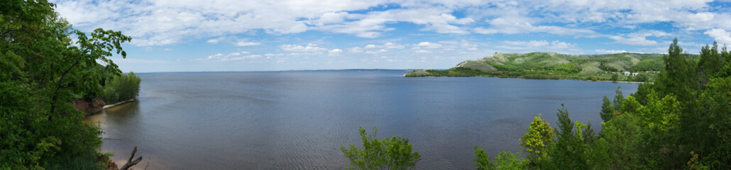 Panoramic view of the river