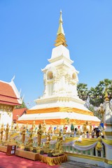 Fototapeta premium Wat Phra That Bang Phuan in Nong Khai, Thailand
