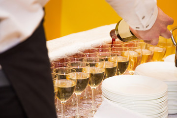 wine catering for guests