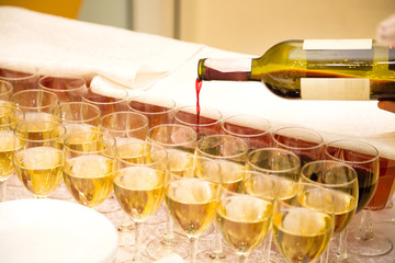 wine catering for guests