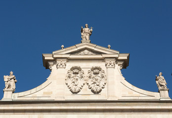 Famous Salzburg Cathedral (Salzburger Dom) at Domplatz, Salzburg Land, Austria