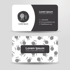 dart and target doodle