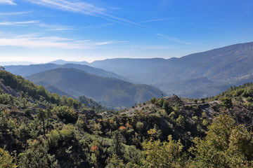 Fototapeta premium Panoramic view of the mountains
