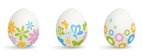 Ostereier bunt bemalt