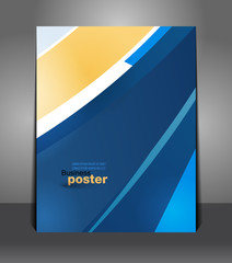 Presentation of business poster. Flyer design content background. Design layout template
