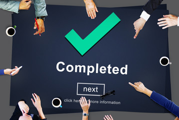 Completed Accomplishment Achievement Finished Success Concept © Rawpixel.com
