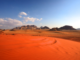 Fototapeta na wymiar Wadi rum landscape,Jordan
