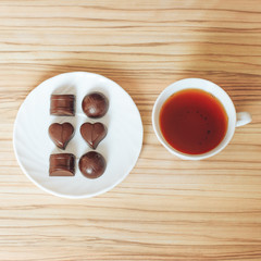 tea chocolate