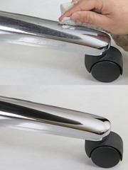 アルミニウム脚のクリーニング