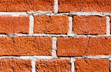 Red brick wall texture