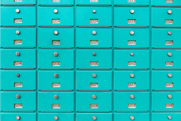 Fototapeta premium mail boxes pattern background