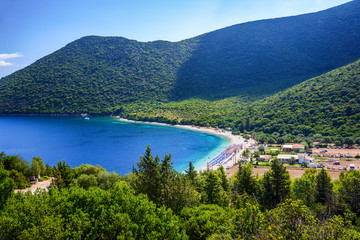 Fototapeta na wymiar Antisamos beach views, Kefalonia, Greece