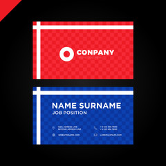 Modern and creative Business card vector background