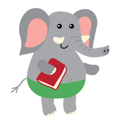 Cute cartoon elephant