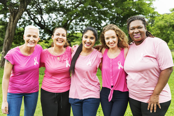 Breast Cancer Care Female Support Charity Concept