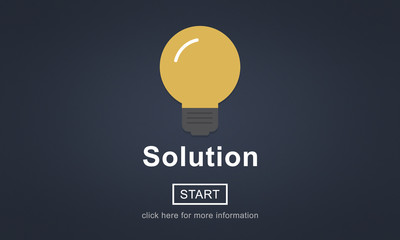 Solution Problem Solve Result Progress Concept
