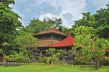 Bali, Indonesia - January, 2013: Hindu temple
