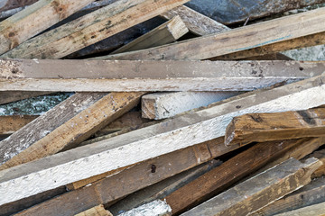  Builders Rubble Stacked and Ready for Collection and Removal