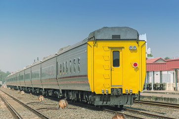 Obraz premium thai public train