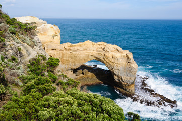 The Arch in the Port Campbell National Park on the Great Ocean Road in Victoria, Australia