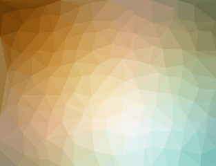 Color polygon abstract triangulated background, vector illustration