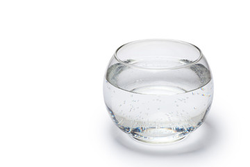 Water inside the fish bowl